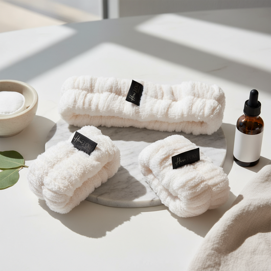 Her - Spa Headband & Wristband Set