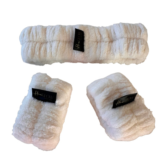 Her - Spa Headband & Wristband Set