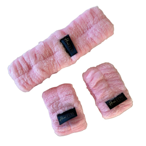 Her - Spa Headband & Wristband Set